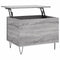 Salontafel 60x44,5x45 cm bewerkt hout grijs sonoma eikenkleurig