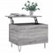 Salontafel 60x44,5x45 cm bewerkt hout grijs sonoma eikenkleurig