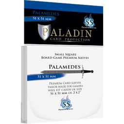Paladin Sleeves - Palamedes Premium Small Square 51x51mm (55 Sleeves)