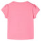 Kindershirt 104 fluorescerend felroze