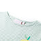 Kindershirt 128 mintkleurig