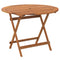 Tuintafel inklapbaar 90x75 cm massief acaciahout