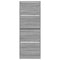 Schoenenkast 60x21x163,5 cm bewerkt hout grijs sonoma eiken