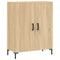 Dressoir 69,5x34x90 cm bewerkt hout sonoma eikenkleurig