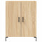 Dressoir 69,5x34x90 cm bewerkt hout sonoma eikenkleurig