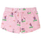 Kindershorts met trekkoord konijnenprint 116 lichtroze