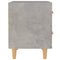 Nachtkastjes 2 st 40x35x47,5 cm betongrijs