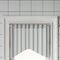 Gordijnrails 2 st 60-105 cm aluminium wit en zilverkleurig