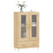 Hoge kast 69,5x31x115 cm bewerkt hout sonoma eikenkleurig