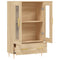 Hoge kast 69,5x31x115 cm bewerkt hout sonoma eikenkleurig