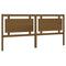 Hoofdbord 205,5x4x100 cm massief grenenhout honingbruin