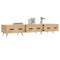Tv-meubel 150x36x30 cm bewerkt hout sonoma eikenkleurig