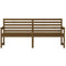 Tuinbank 203,5x48x91,5 cm massief grenenhout honingbruin