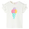 Kindershirt 116 ecru