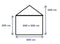Premium Partytent PVC 3x3x2 mtr in Beige