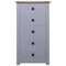 Dressoir Panama Range 46x40x89 cm grenenhout grijs