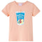 Kindershirt pakje drinken 140 lichtoranje