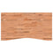 Bureaublad 110x(55-60)x2,5 cm massief beukenhout