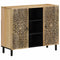 Bijzetkast 90x33x75 cm massief mangohout