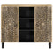 Bijzetkast 90x33x75 cm massief mangohout