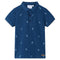 Kinderpoloshirt 92 donkerblauw