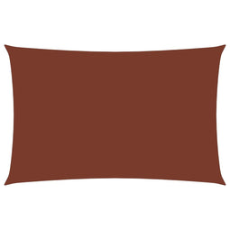 Zonnescherm rechthoekig 5x6 m oxford stof terracottakleurig