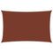 Zonnescherm rechthoekig 5x6 m oxford stof terracottakleurig