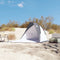 Strandtent 268x223x125 cm 185T taft grijs