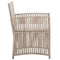 Tuinstoelen met kussens 2 st poly rattan beige