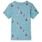 Kindershirt 116 gemleerd lichtgroen