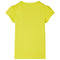 Kindershirt met kapmouwen 128 felgeel