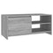 Salontafel 102x50x45 cm bewerkt hout grijs sonoma eikenkleurig