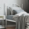 Hoofdbord 75 cm metaal wit