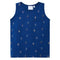 Kindertopje 140 donkerblauw