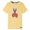 Kindershirt met korte mouwen 104 geel