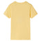 Kindershirt met korte mouwen 104 geel