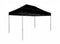 Opvouwbare Partytent 2×3 meter ALU frame zonder zijwanden in Zwart