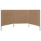 Windscherm 3-panelen 400x120 cm stof taupe