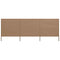 Windscherm 3-panelen 400x120 cm stof taupe