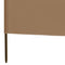Windscherm 3-panelen 400x120 cm stof taupe