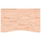 Bureaublad 100x(55-60)x2,5 cm massief beukenhout