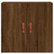 Wandkast 60x31x60 cm bewerkt hout bruineikenkleurig
