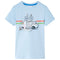 Kindershirt 140 lichtblauw