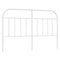 Hoofdbord metaal wit 150 cm