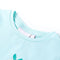 Kindershirt 140 lichtzeeblauw