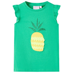 Kindershirt 104 groen