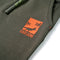 Kindershorts met trekkoord 92 donkerkaki