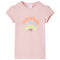 Kindershirt 104 lichtroze