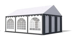 Classic Plus Partytent PVC 3x10x2 mtr in Wit-Antraciet
