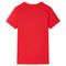 Kindershirt 128 rood
